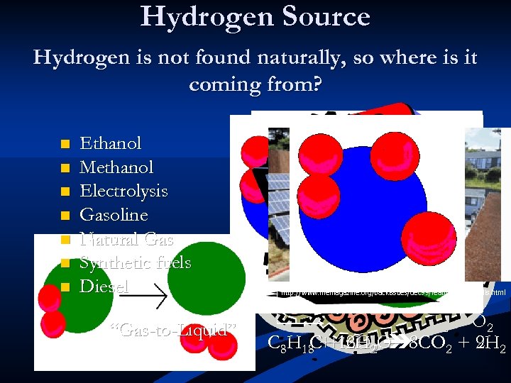 Hydrogen Source Hydrogen is not found naturally, so where is it coming from? n