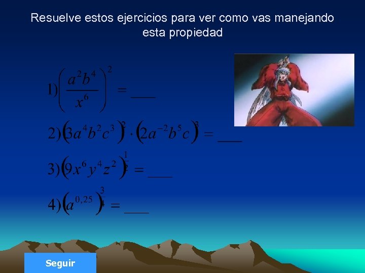 Resuelve estos ejercicios para ver como vas manejando esta propiedad Seguir 