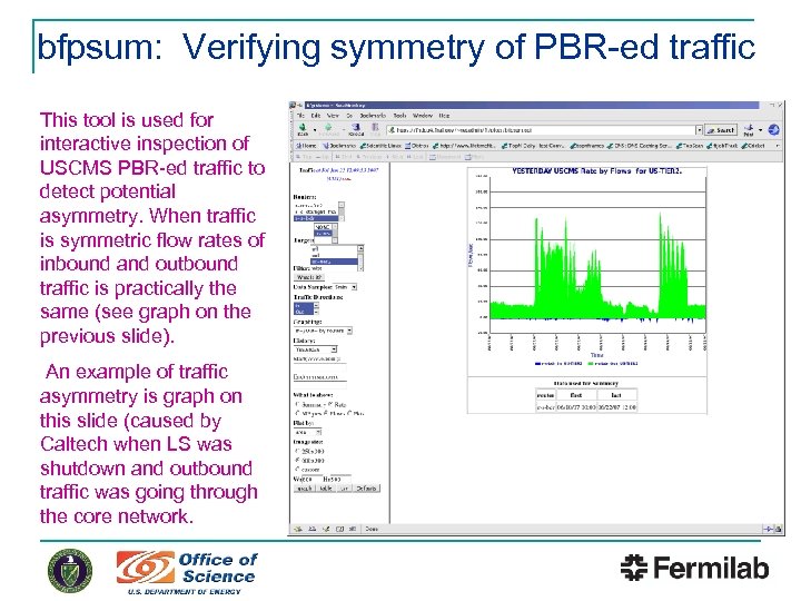 bfpsum: Verifying symmetry of PBR-ed traffic This tool is used for interactive inspection of