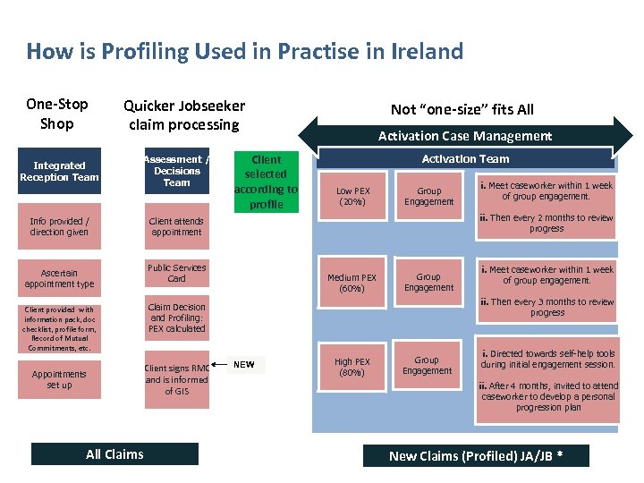 How is Profiling Used in Practise in Ireland One-Stop Shop Integrated Reception Team Quicker