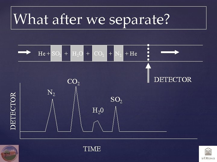 What after we separate? He + SO 2 + H 2 O + CO