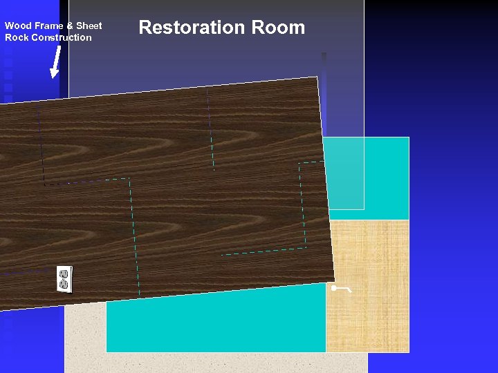 Wood Frame & Sheet Rock Construction Restoration Room 