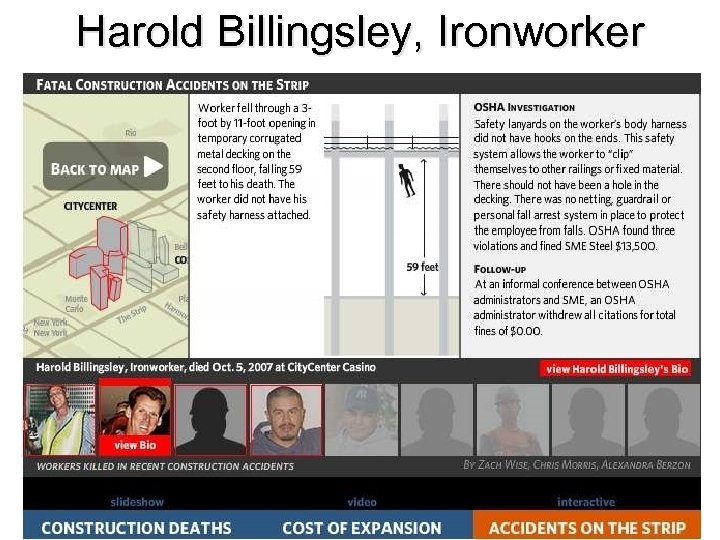 Harold Billingsley, Ironworker 