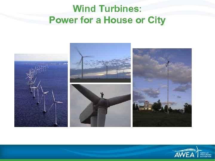 Wind Turbines: Power for a House or City 