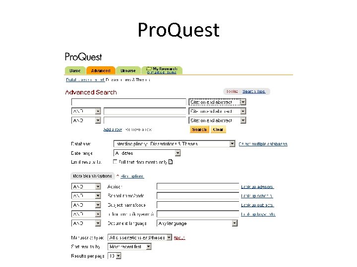 Pro. Quest 