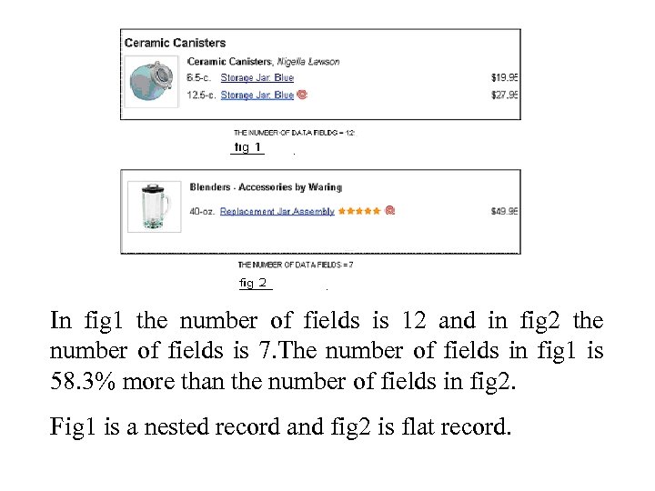 In fig 1 the number of fields is 12 and in fig 2 the