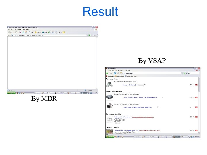 Result By VSAP By MDR 