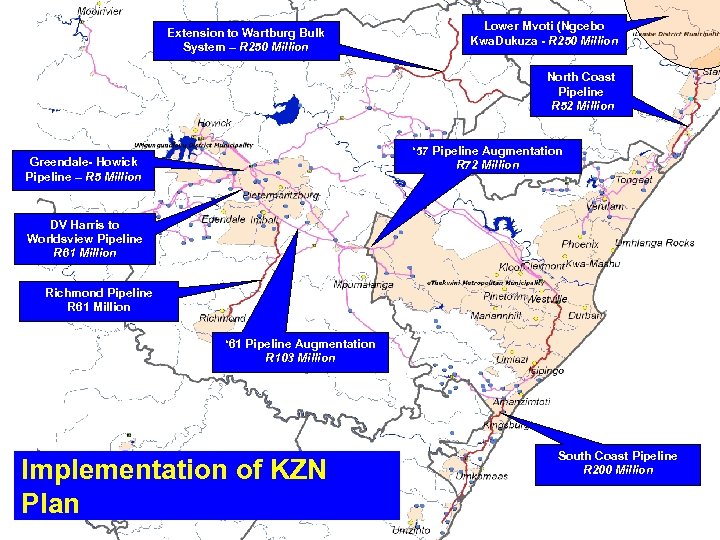 Extension to Wartburg Bulk System – R 250 Million Lower Mvoti (Ngcebo Kwa. Dukuza