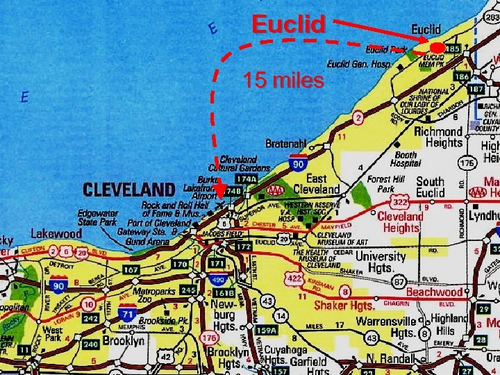 Euclid 15 miles 3 