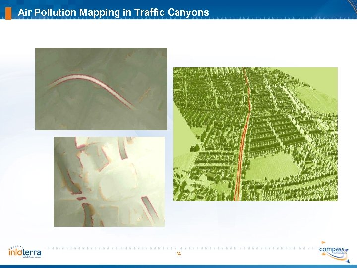 Air Pollution Mapping in Traffic Canyons 14 