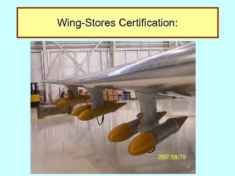 Wing-Stores Certification: 