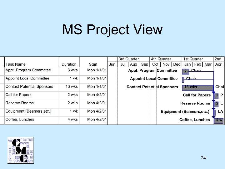 MS Project View 24 