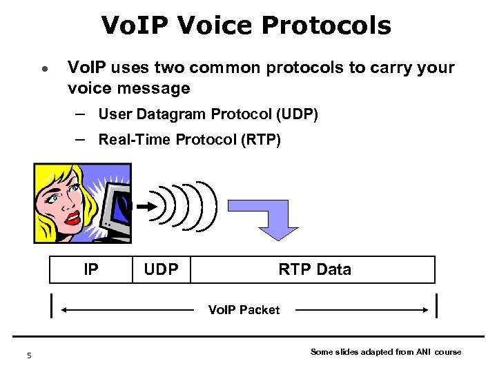 Vo. IP Voice Protocols · Vo. IP uses two common protocols to carry your