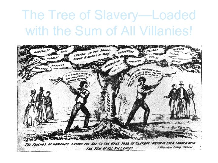 The Tree of Slavery—Loaded with the Sum of All Villanies! 
