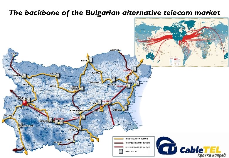 The backbone of the Bulgarian alternative telecom market 