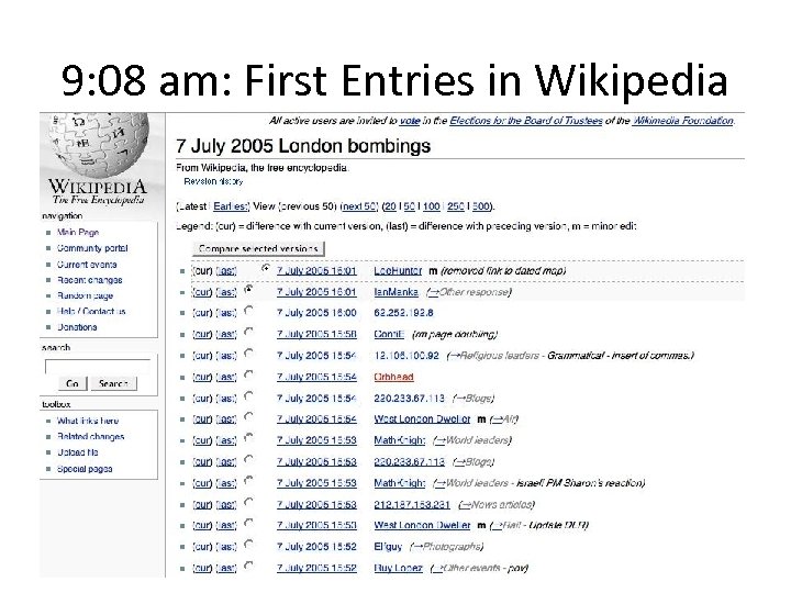 9: 08 am: First Entries in Wikipedia - geography 