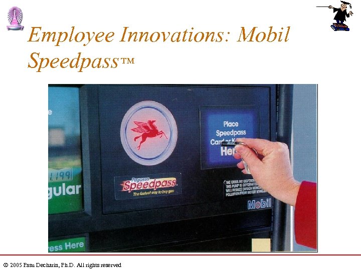 Employee Innovations: Mobil Speedpass™ 2005 Pasu Decharin, Ph. D. All rights reserved 