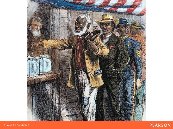 Black Voting The First Vote, drawn by A. H. Ward for Harper’s Weekly, November