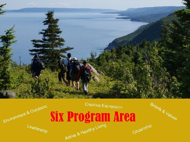 i Env ronm & ent O rs tdoo u Lead Six Program Area ersh