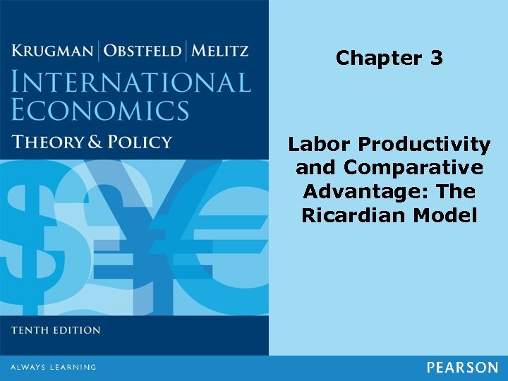 Chapter 3 Labor Productivity and Comparative Advantage: The Ricardian Model 
