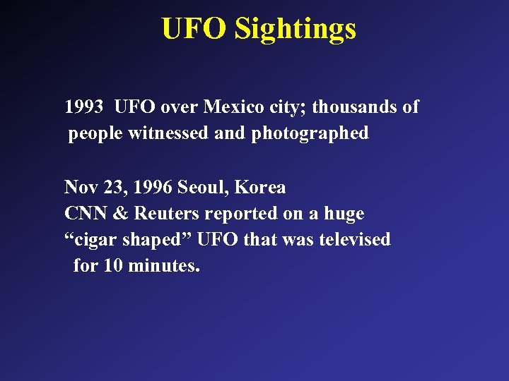 UFO Sightings 1993 UFO over Mexico city; thousands of people witnessed and photographed Nov