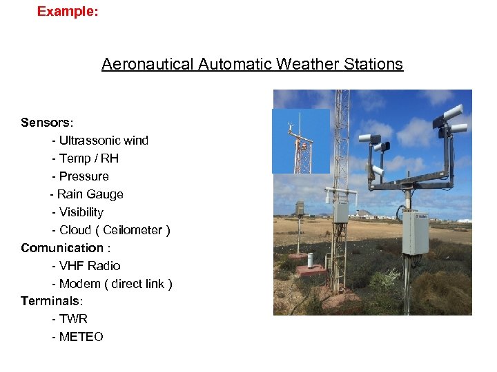 Example: RA I Sub-Regional Workshops for WIGOS and WIS for West Africa Aeronautical Automatic