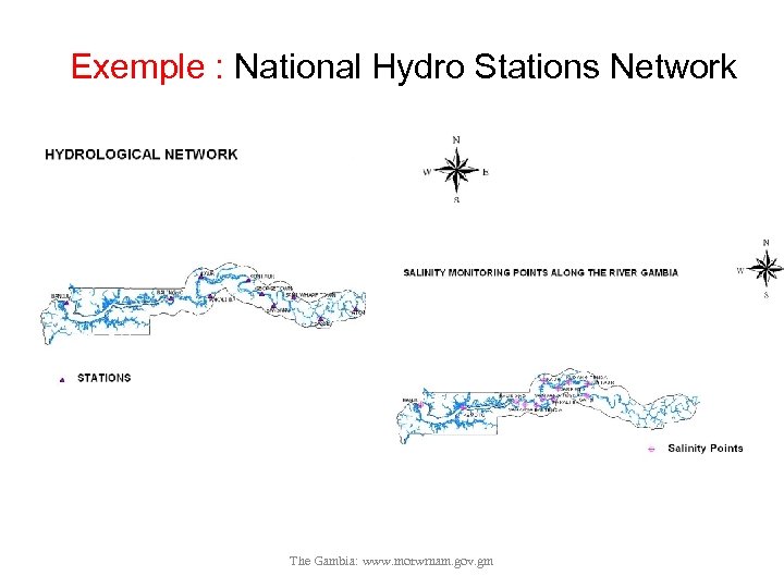 Exemple : National Hydro Stations Network The Gambia: www. mofwrnam. gov. gm 