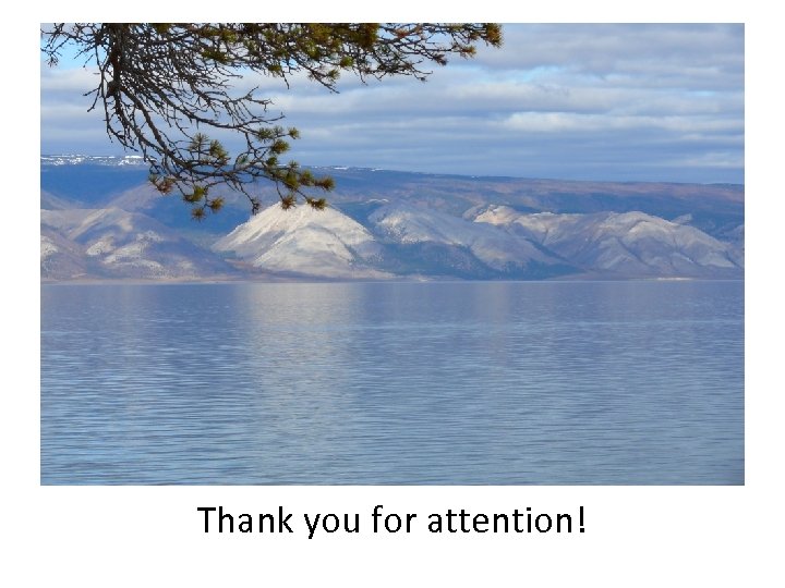 Thank you for attention! 