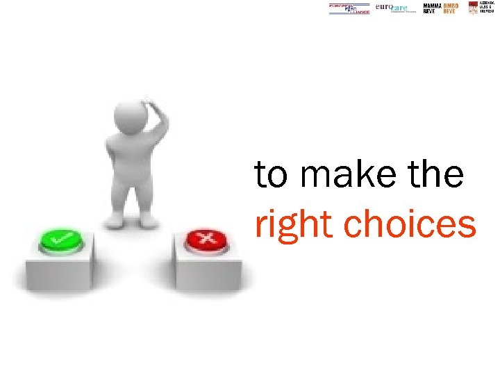 to make the right choices 
