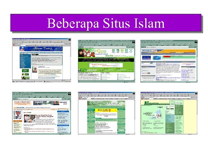 Beberapa Situs Islam 