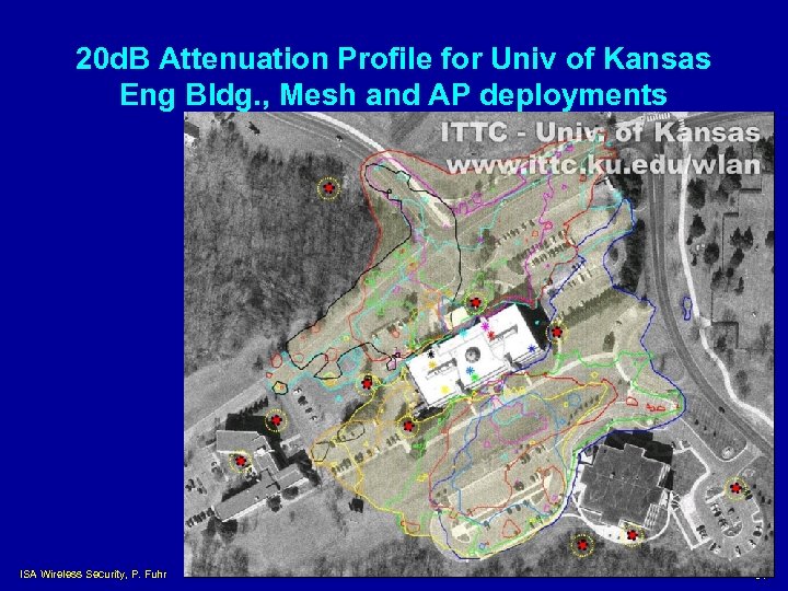 20 d. B Attenuation Profile for Univ of Kansas Eng Bldg. , Mesh and