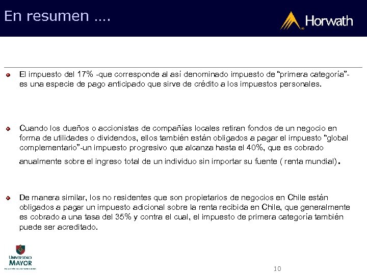 En resumen …. El impuesto del 17% -que corresponde al así denominado impuesto de