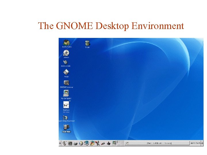 The GNOME Desktop Environment 