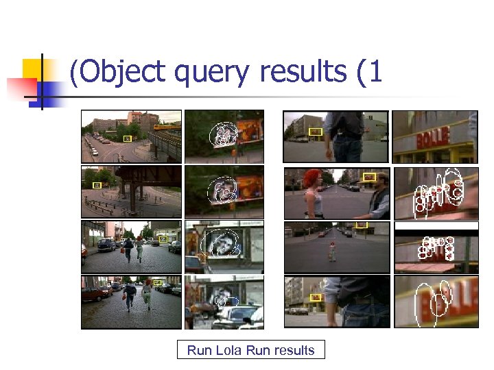 (Object query results (1 Run Lola Run results 