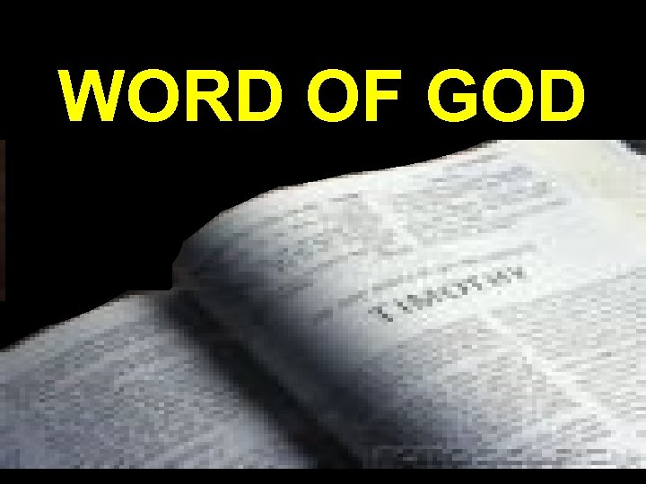 WORD OF GOD 