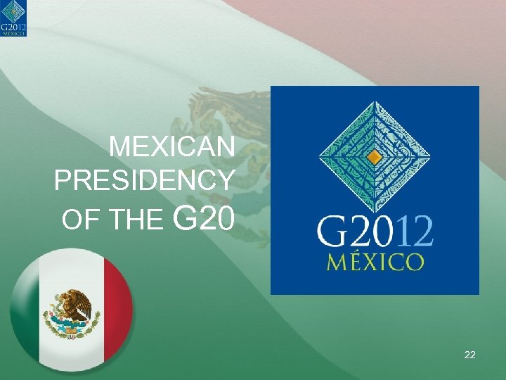 MEXICAN PRESIDENCY OF THE G 20 22 