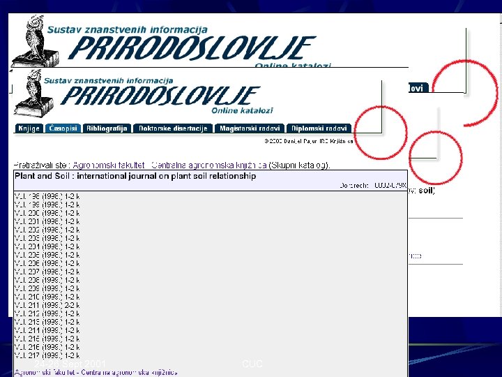 24 -26 Sept 2001 CUC 