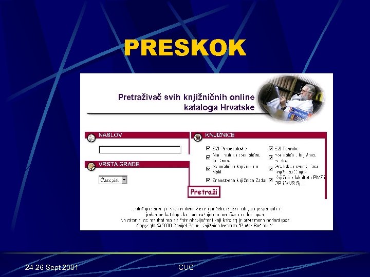 PRESKOK 24 -26 Sept 2001 CUC 