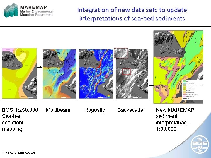 Integration of new data sets to update interpretations of sea-bed sediments BGS 1: 250,