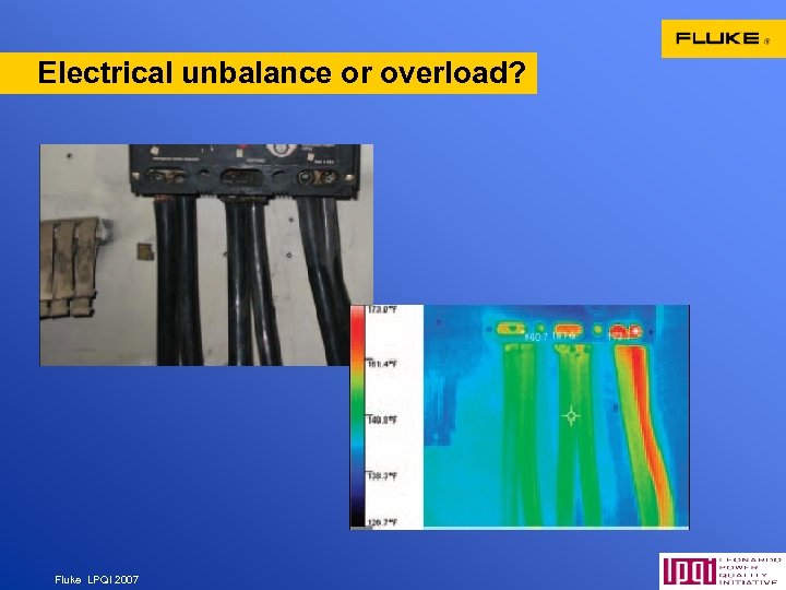 Electrical unbalance or overload? Fluke LPQI 2007 67 