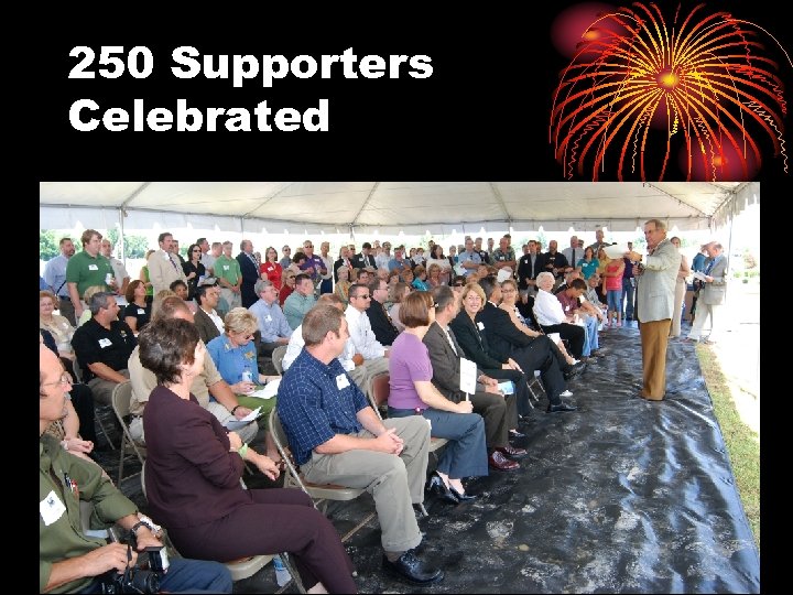 250 Supporters Celebrated 