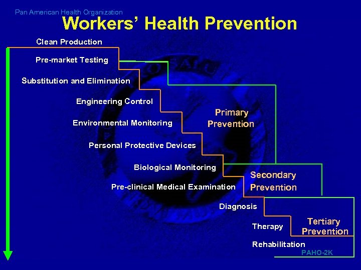 Pan American Health Organization Workers’ Health Prevention Clean Production Pre-market Testing Substitution and Elimination