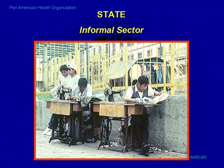 Pan American Health Organization STATE Informal Sector PAHO-2 K 