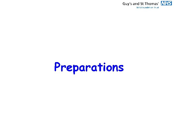 Preparations 