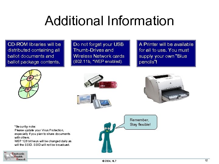 Additional Information CD-ROM libraries will be distributed containing all ballot documents and ballot package