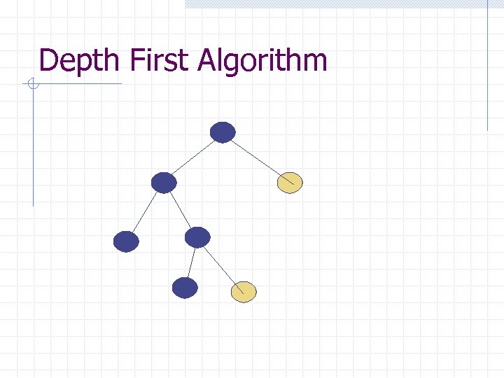 Depth First Algorithm 