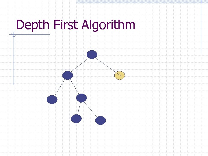 Depth First Algorithm 