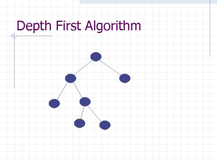 Depth First Algorithm 