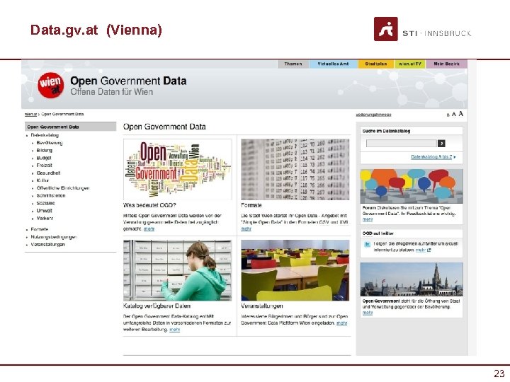Data. gv. at (Vienna) 23 