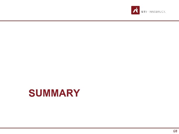 SUMMARY 68 68 